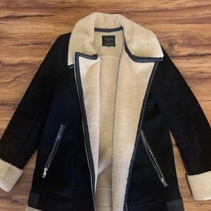 Zara Faux Suede Jacket